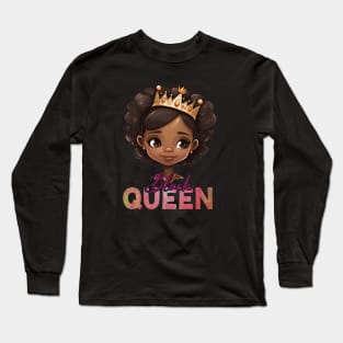 Black Queen, Black Queen, Black Woman, Black History Long Sleeve T-Shirt